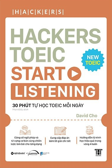 Hackers TOEIC Start Listening cover
