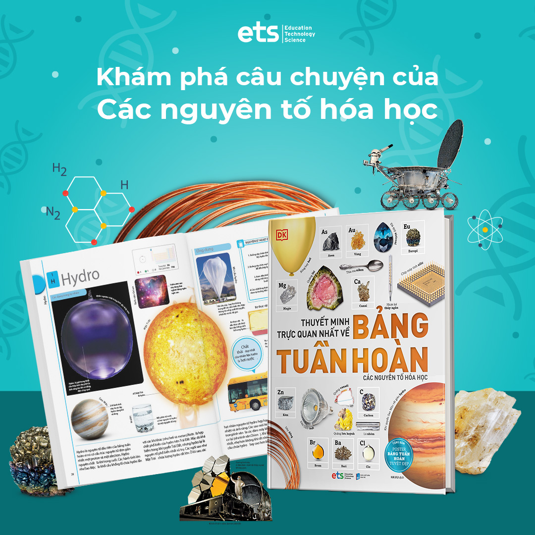 Thuyết minh trực quan nhất về: Bảng tuần hoàn các nguyên tố hóa học cover